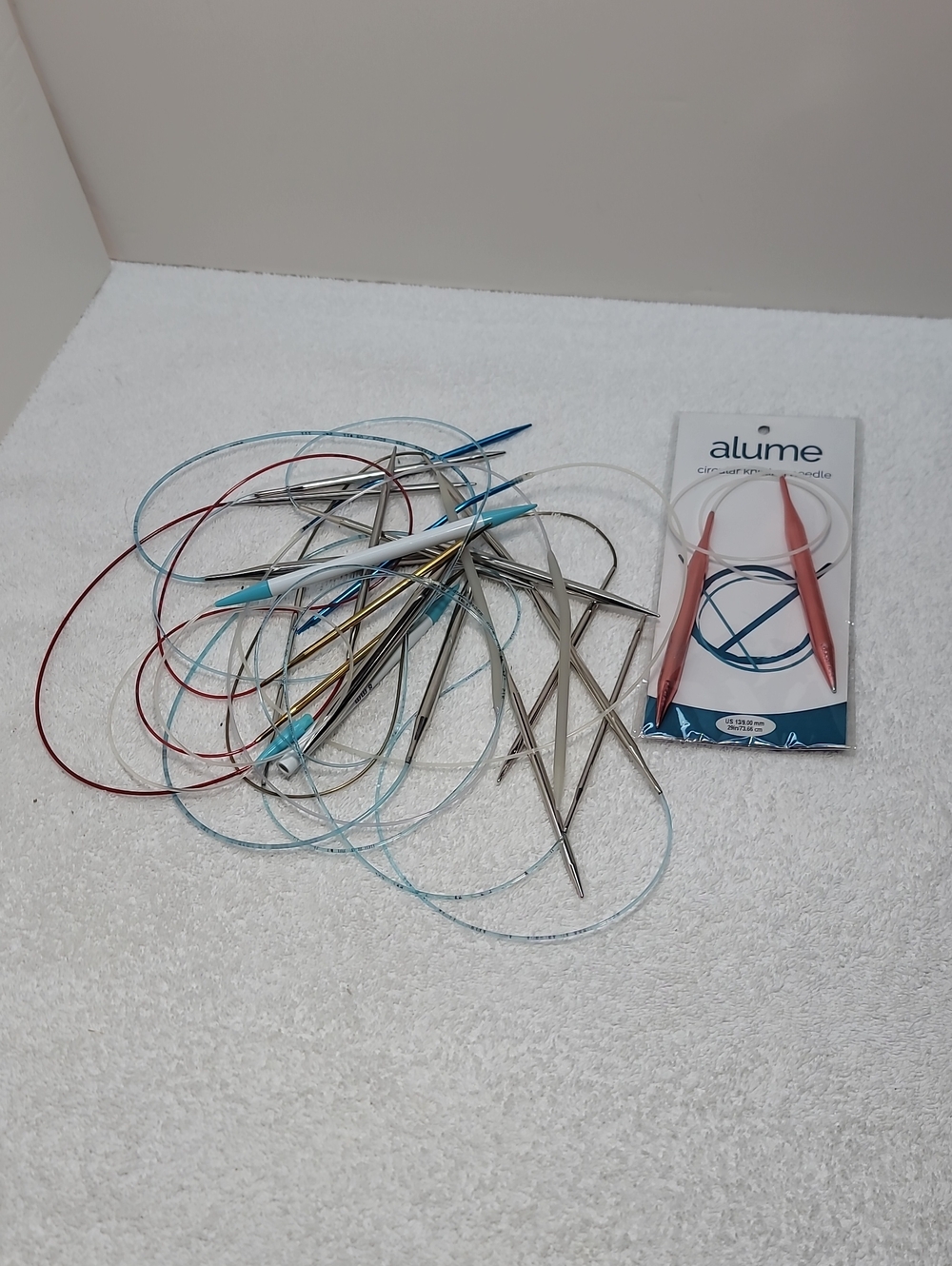 Asst. Of Circular Knitting Needles - 12 Pairs EUC